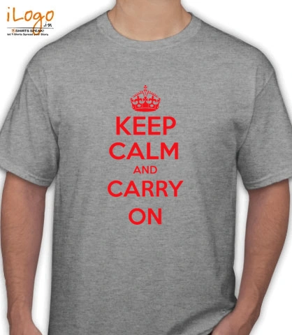 keep-calm-carry-on - T-Shirt