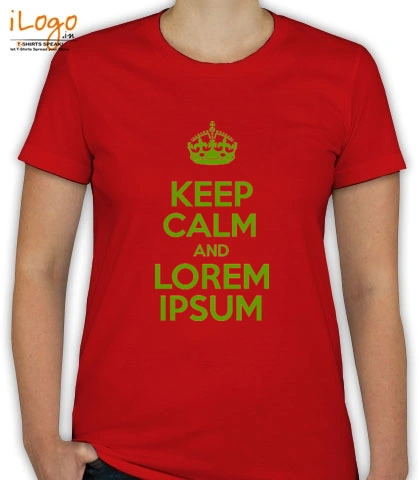 keep-calm-lorem-ipsum - T-Shirt [F]