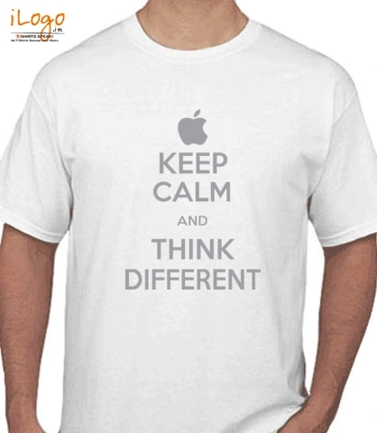 keep-calm-think-different - T-Shirt
