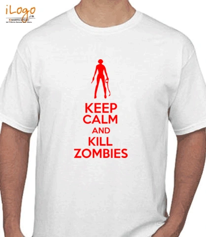 keep-calm-kill-zombies - T-Shirt