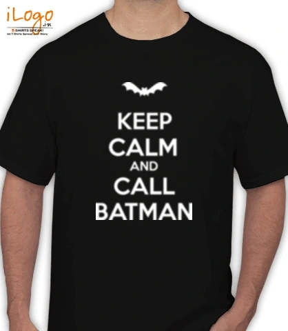 keep-calm-call-batman - T-Shirt