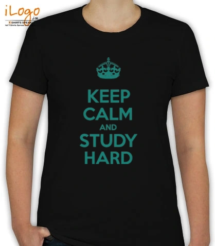 keep-calm-and-study-hard - T-Shirt [F]