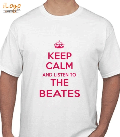 KEEP-CALM-AND-listen-to-the-beates - T-Shirt