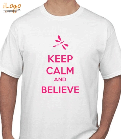 keep-calm-and-belive - T-Shirt