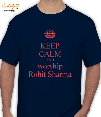 keep-calm-and-workship-rohit-sharma - Men's T-Shirt
