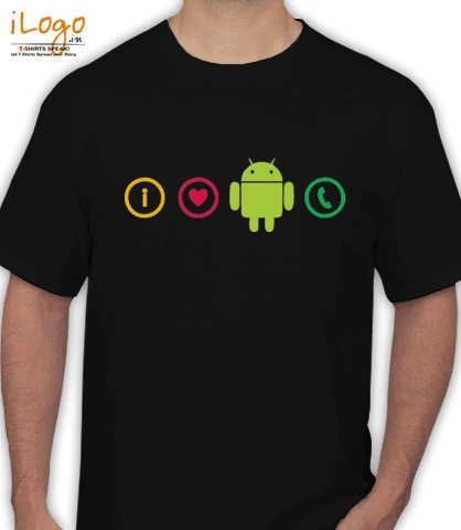 I-Love-Android-Phone-Tee - T-Shirt