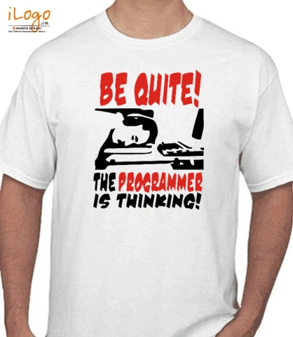 the-programmer-is-thinking - T-Shirt