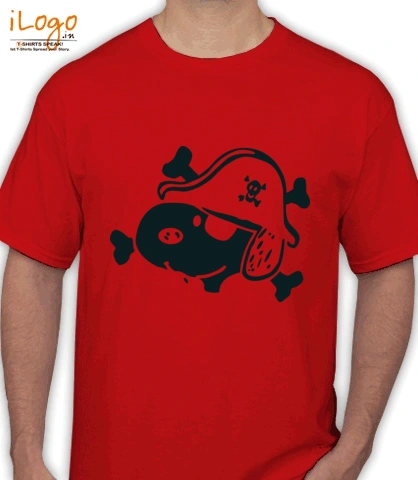 Peanuts-Snoopy-piraat-Logoshirt-kinder-t-shirt - T-Shirt