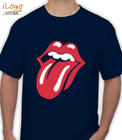 rolling-stones-classic-tongue-% - Men's T-Shirt