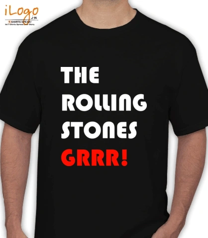 the-rolling-stones-grrr-logo-contrast-paint-official-mens-t-shirt--p - T-Shirt
