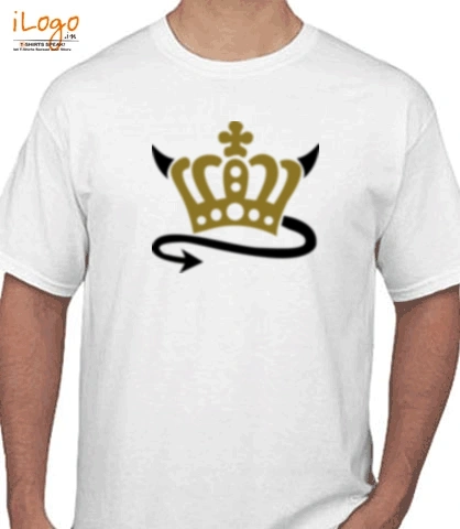 Devil-Queen-King-Koenigin-Koenig-Crown-Krone-T-Shirts - T-Shirt