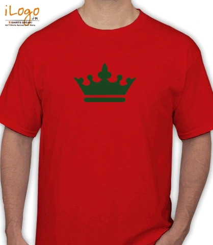 Forest-green-KINGS-CROWN-prince-princess-or-Queen-T-Shirts - T-Shirt