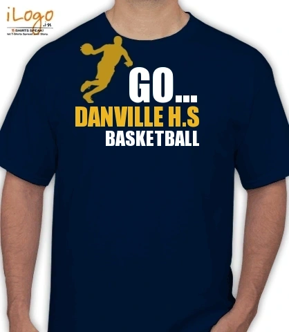 Go-Danville-H.S-Basketball - Men's T-Shirt