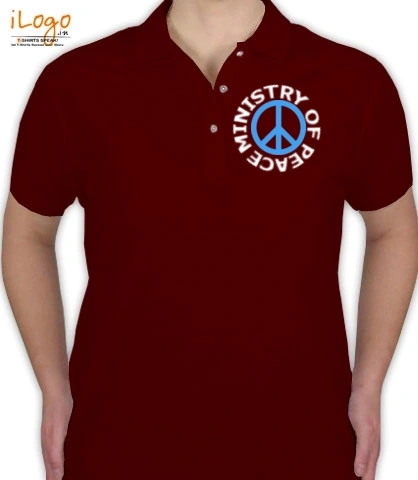 crumpled Youth Face up MINISTRY-OF-PEACE Women's Personalized Polo Shirt at Best Price [Editable  Design] India