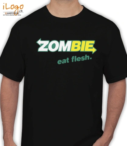 Zombi-zombie-eat-flesh - T-Shirt