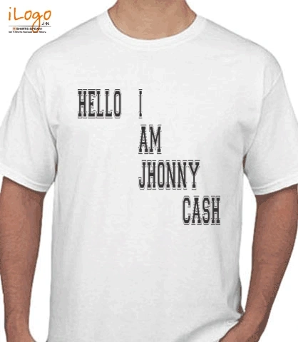 johnny-cash-hello-i-am - T-Shirt