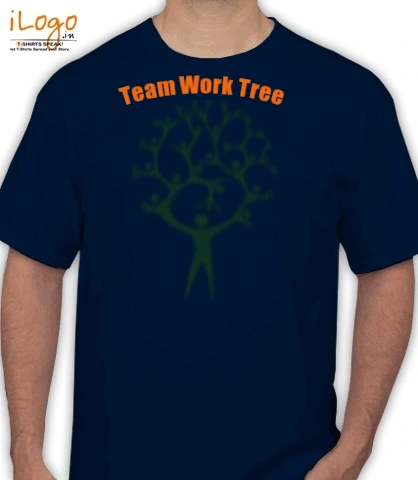 team-work-tree - Men's T-Shirt