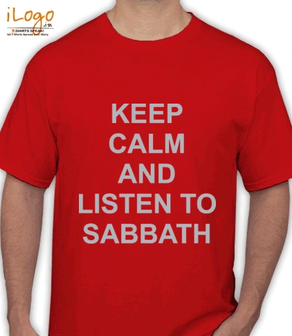 black-sabbath-KEEP-CALM - T-Shirt