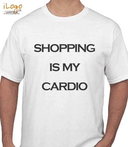 America-%Band%-shoping-is-my-cardio - T-Shirt