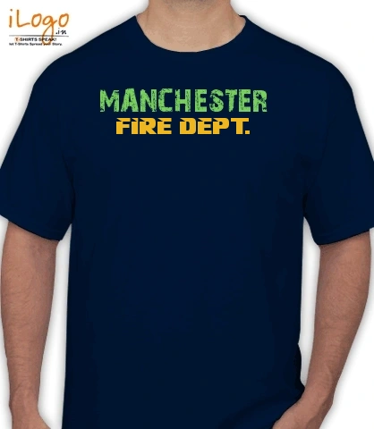manchester-fire-dept. - Men's T-Shirt
