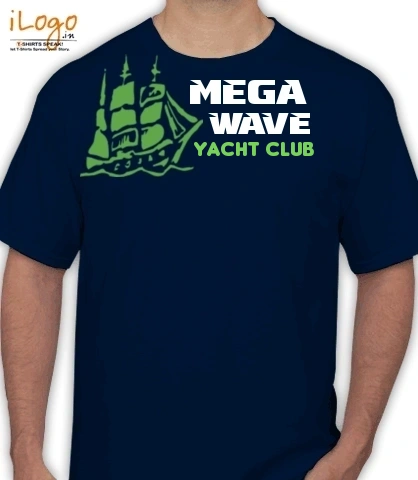 Mega-Wave-Yacht-Club - T-Shirt