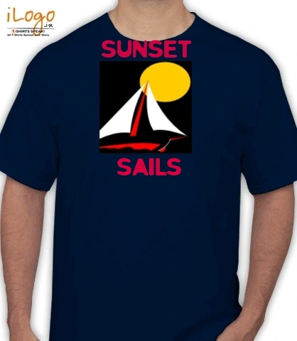 Sunset-Sails - Men's T-Shirt