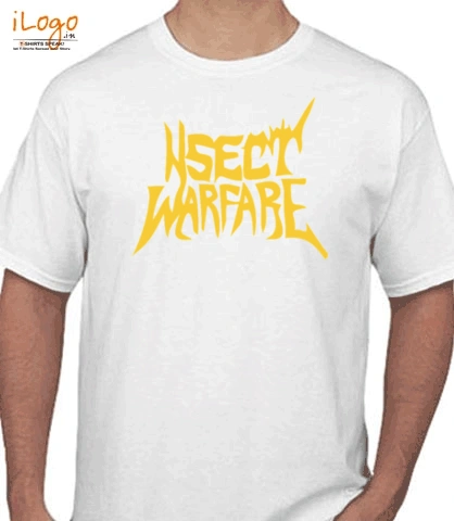 insectwarfare-yellowLogo-LG - T-Shirt
