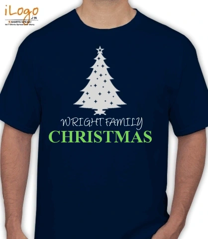 Wright-Family-Christmas - Men's T-Shirt