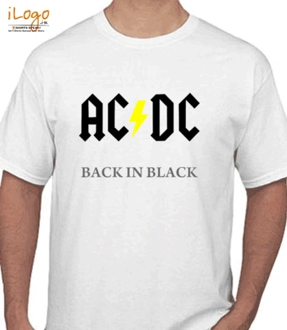 AC-DC-Music-Back-In-Black - T-Shirt