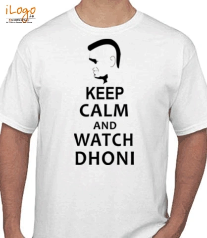 keep-calm-and-watch-dhoni - T-Shirt