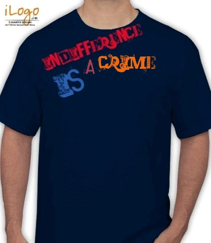 Indifference-is-a-crime - Men's T-Shirt