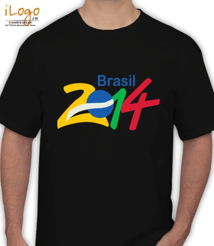 White--Brazil-World-Cup-FIFA - T-Shirt