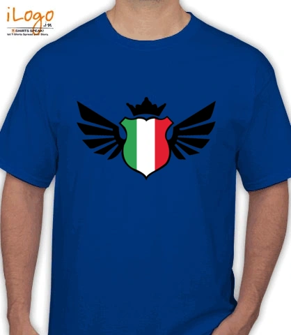 Italy-soccer-emblem-flag-T-shirt - T-Shirt