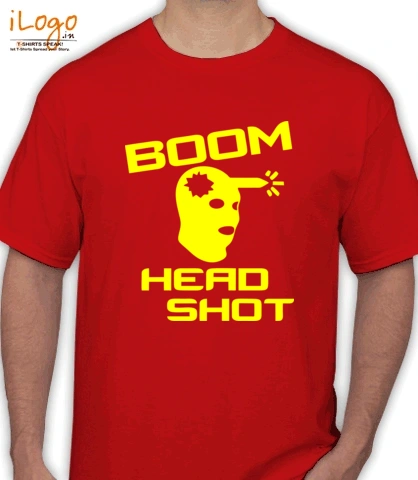 boom-head-shot - T-Shirt