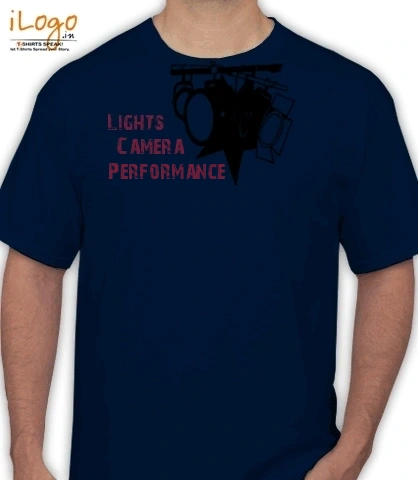 Lights-camera-performance - Men's T-Shirt