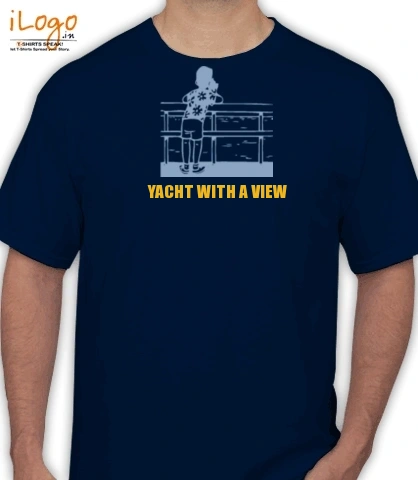 Yacht-with-a-view - T-Shirt