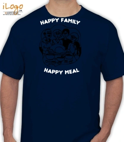 Happy-family-happy-meal - Men's T-Shirt