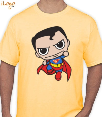 chibi-superman-flying-t-shirt - T-Shirt