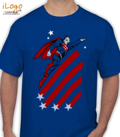 Super-Man-Red-White-and-Blue-T - T-Shirt