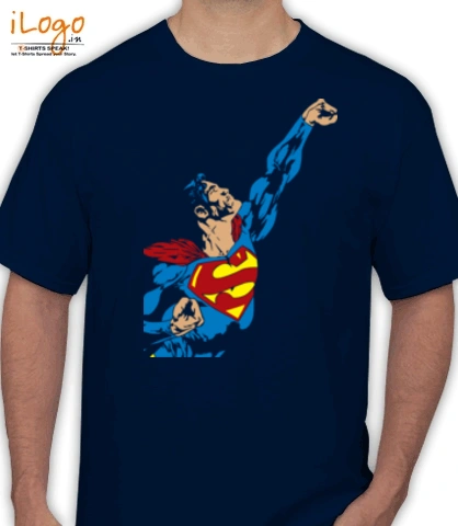 superman-t-shirt-design-for-comics-w-by-teemakers - Men's T-Shirt