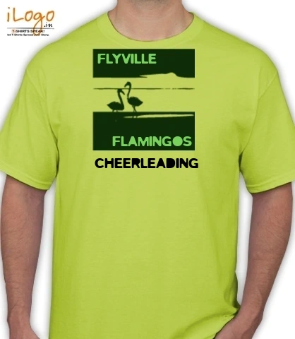 Flyville-Flamingoes-Cheerleading - T-Shirt
