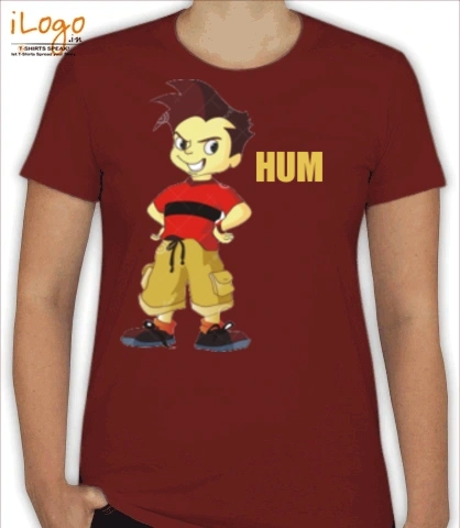 HUM-TUM Custom Women's R/N T-Shirt India