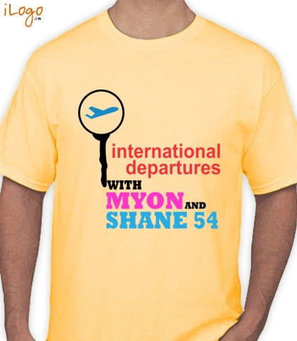 international-departures-with-myon-shane- - T-Shirt