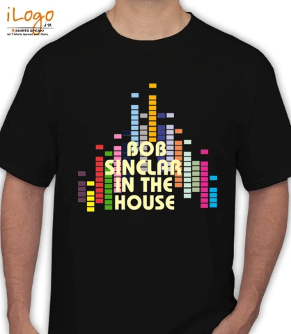 bob-sinclar-in-the-house-black - T-Shirt