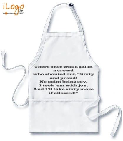 SIXTY-AND-PROUD - Custom Apron