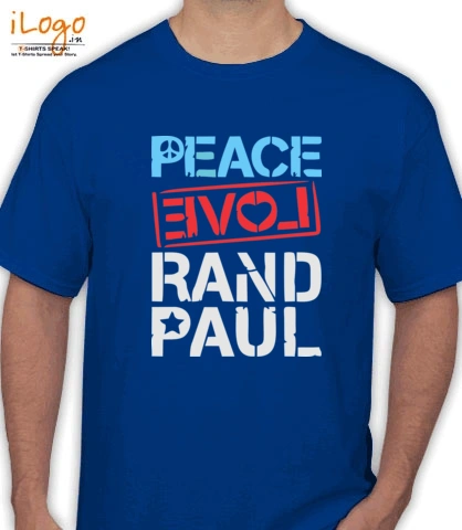 PEACE-LOVE-RAND-PAUL - T-Shirt