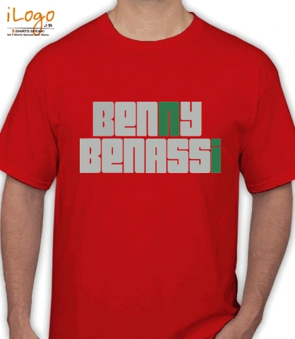 BENNY-BENASSI-RED - T-Shirt