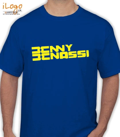 BENNY-BENASSI-BLUE - T-Shirt