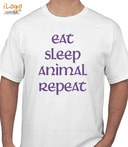 EAT-SLEEP-ANIMAL-REPEAT - T-Shirt