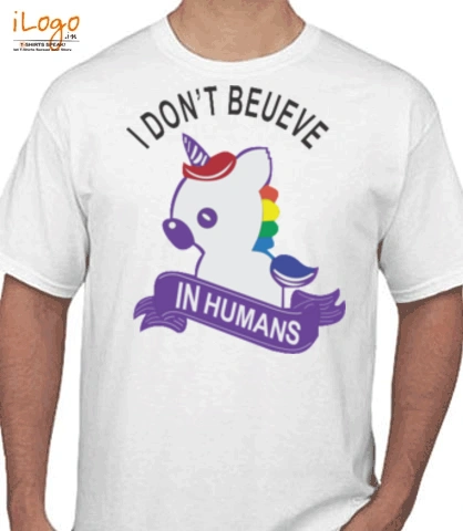 i-don%t-believe-in-humans - T-Shirt